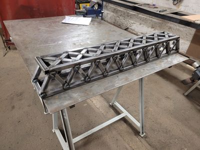 Maquette de pont ferroviaire